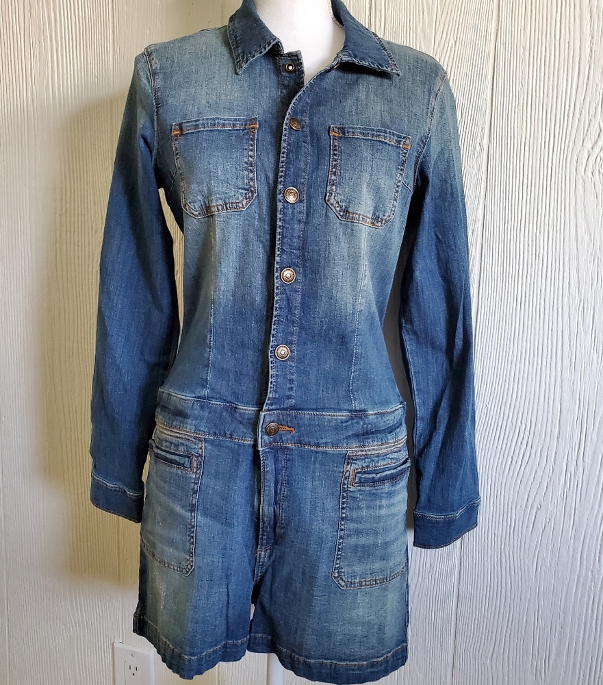 True Religion jean shorts jumpers
